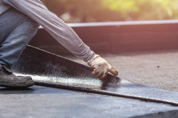 Professional Waterproofing technician working in South Bend, WA